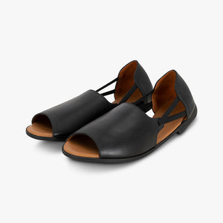 Jet Black Peep Toes Womads