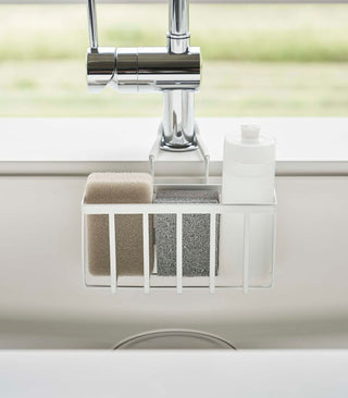 Faucet-Hanging Sponge Caddy - Steel - By Baano