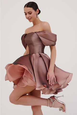 Blissful Diva Mini Skater Dress - By Baano