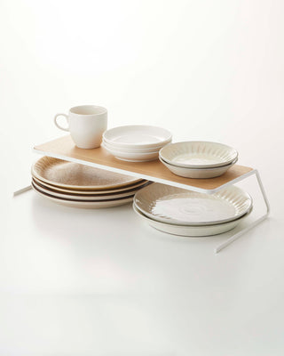 Dish Riser - Large - Steel + Wood - By Baano