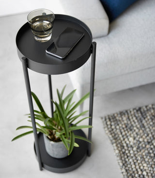 Two-Tier Rolling Plant Stand (28" H) - Steel - By Baano