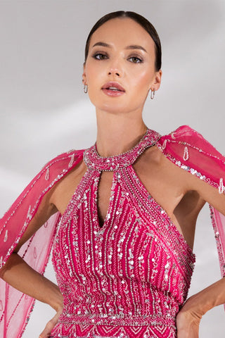 Bound for Romance Beaded Maxi Dress - By Baano