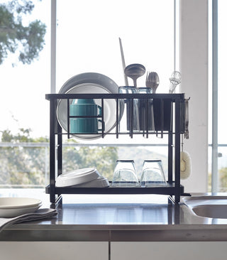 Two-Tier Wire Dish Rack - Steel - By Baano