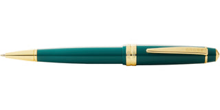 Bailey Light™ Polished Green Resin and Gold Tone Ballpoint Pen - By Baano