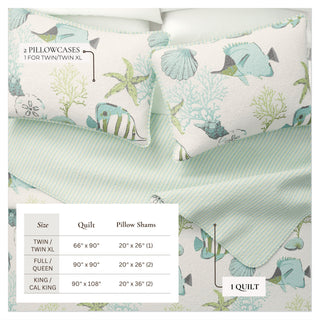 Seaside Collection Quilt Set Great Bay Home
