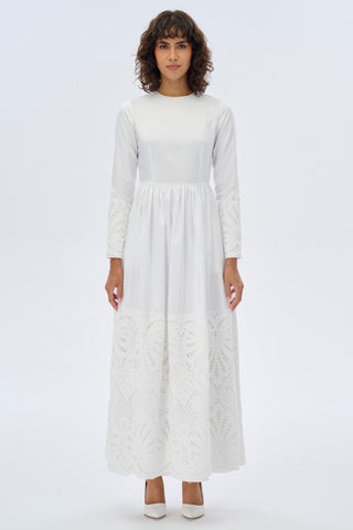 Elegant Maxi Dress - Available in White and Black - By Baano