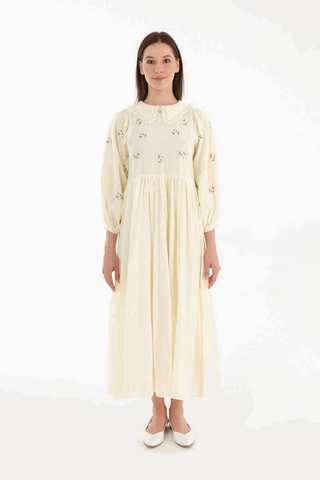 Mable Bohemian Summer Dress in 100% Cotton - By Baano