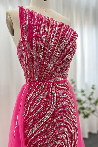 Carmen Beaded Strapless Gown - By Baano