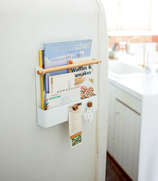 Magnetic Storage Pocket - Steel + Wood - By Baano