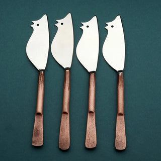Celia Ratoncito Cheese Spreader/Knife 4 Pc. Set