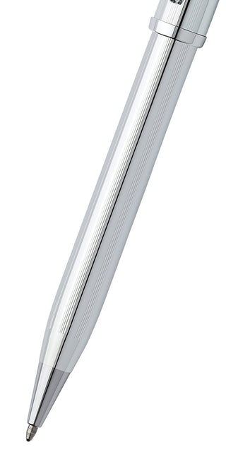 Century® II Lustrous Chrome Ballpoint Pen - By Baano