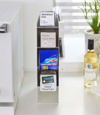 4-Tier Food Wrap Stand - Steel - By Baano