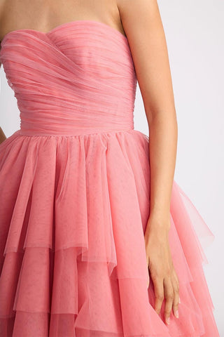 Compelling Love Strapless Maxi Dress - By Baano