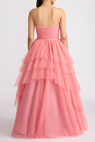 Compelling Love Strapless Maxi Dress - By Baano