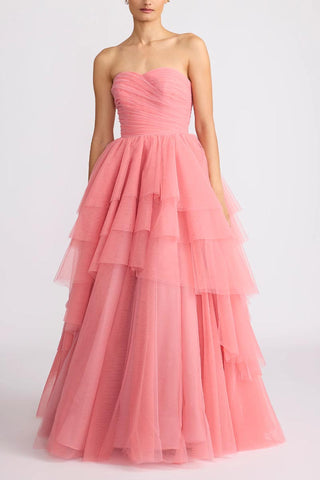 Compelling Love Strapless Maxi Dress - By Baano