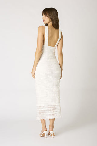 Katherine Textured Midi Dress