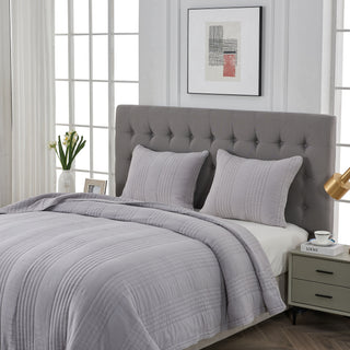 Stonewashed Cotton Quilt Set