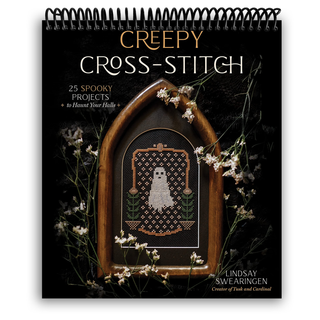 Creepy Cross-Stitch: 25 Spooky Projects to Haunt Your Halls (Spiral Bound)