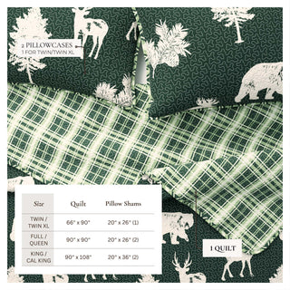 3-Piece Lodge Quilt - Rio Ridge Collection Great Bay Home