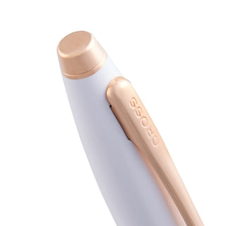 Calais™ Pearlescent White Lacquer Ballpoint Pen - By Baano