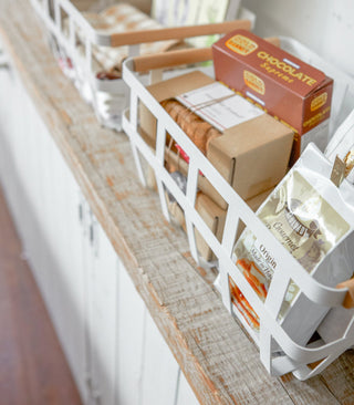 Storage Basket - Medium - Steel + Wood - By Baano