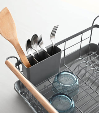 Dish Rack - Steel + Wood Yamazaki Home