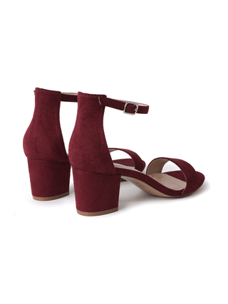 Daisy | Burgundy Suede