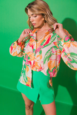 BORN TO SPARKLE WOVEN TOP - By Baano