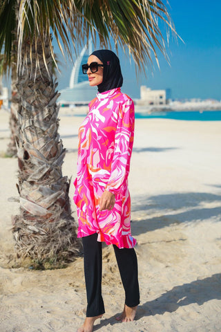 Lycra Fushya Burkini Modest Swimwear M2322 - By Baano