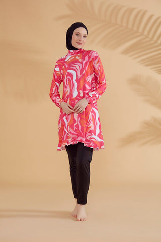 Lycra Fushya Burkini Modest Swimwear M2322 - By Baano