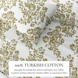 Turkish Cotton Flannel Sheet - Belle Collection