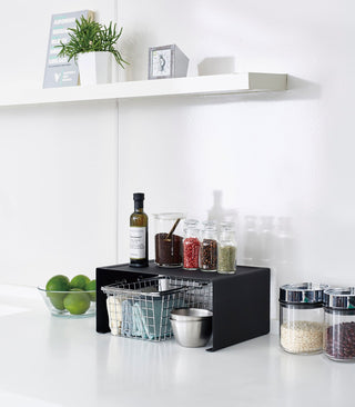 Stackable Countertop Shelf - Two Sizes - Steel - By Baano