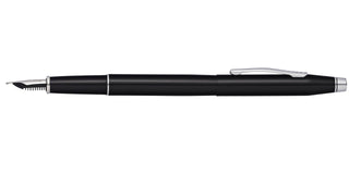 Classic Century® Black Lacquer Medium Nib Fountain Pen - By Baano