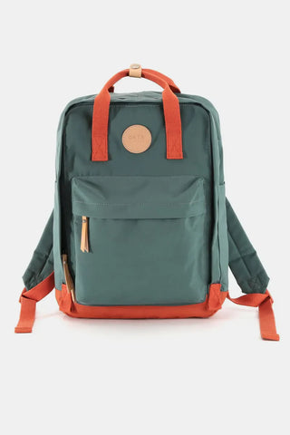 Himawari Waterproof Canvas Backpack With Side Pockets