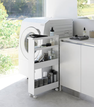 Slim Rolling Wagon (31.7" H) - Steel - By Baano