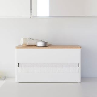 Paper Towel Dispenser - Steel + Wood - By Baano