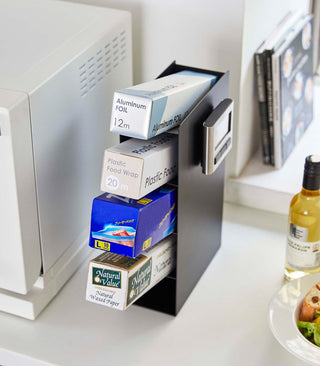 4-Tier Food Wrap Stand - Steel - By Baano