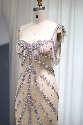 Eliza Doolittle Beaded Maxi Dress - By Baano