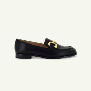 GEORGINA: CLASSIC LOAFER - BLACK - By Baano