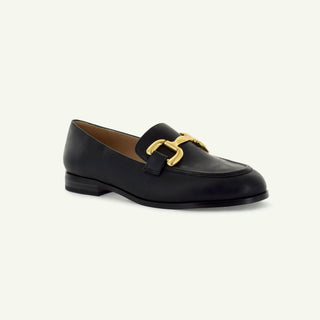 GEORGINA: CLASSIC LOAFER - BLACK - By Baano