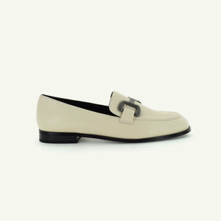 GEORGINA: CLASSIC LOAFER - ECRU - By Baano