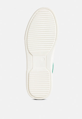 Endler Color Block Leather Sneakers