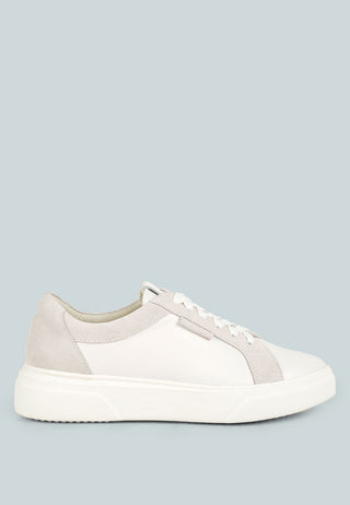 Endler Color Block Leather Sneakers