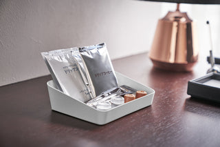 Vanity Tray - Angled - Small - Steel - By Baano