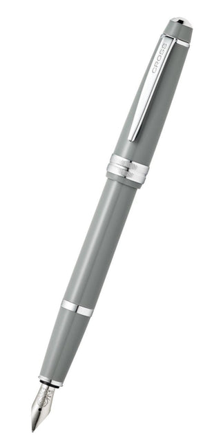 Bailey Light™ Polished Gray Resin Extra-Fine Nib Fountain Pen - By Baano