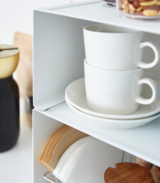 Stackable Countertop Shelf - Two Sizes - Steel - By Baano