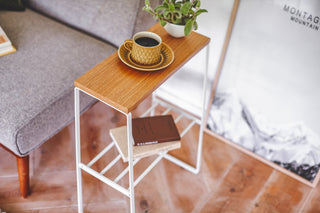 End Table (22" H) - Steel + Wood - By Baano