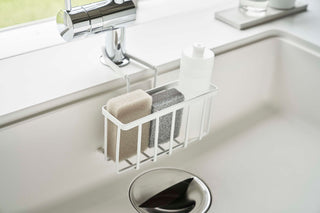 Faucet-Hanging Sponge Caddy - Steel - By Baano