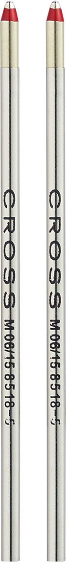 Mini Ballpoint Pen Refill - Red - Medium - Dual Pack - By Baano