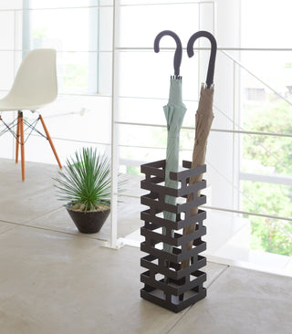 Umbrella Stand - Square - Steel - By Baano